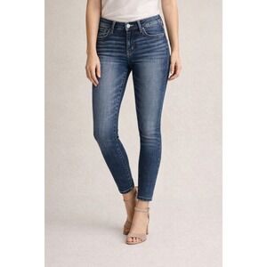 BKE Buckle Black No. 53 Ankle Skinny Jeans Women's Size 27 Stretch Medium Wash